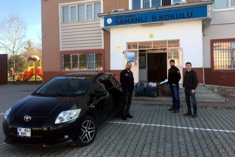 Bursa'da otomobil tutkunları &ouml;rnek oldu