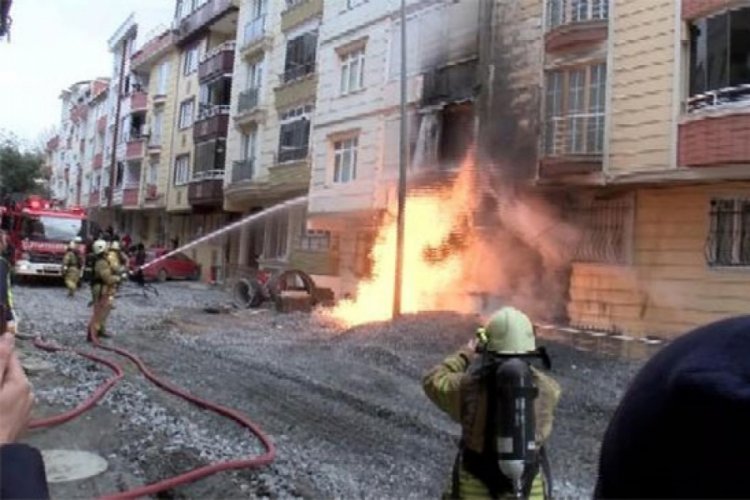 İstanbul'da doğal gaz borusu patladı!