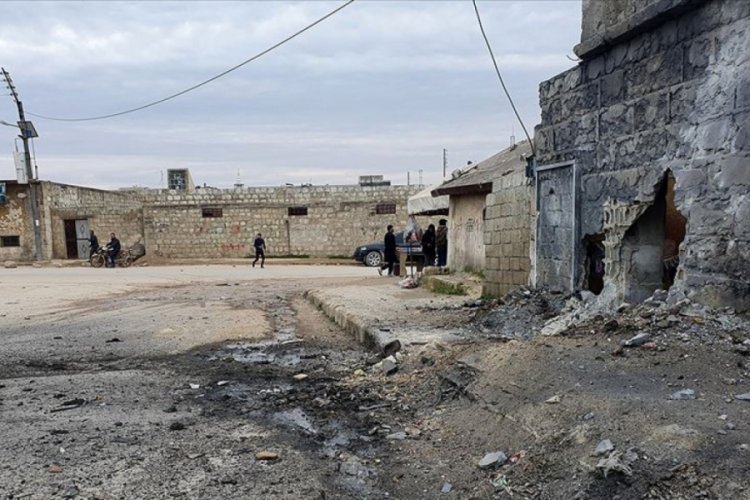 Tel Rıfat'ta yuvalanan YPG/PKK'lı ter&ouml;ristlerden Afrin ve Azez'e saldırı: 2 &ouml;l&uuml;