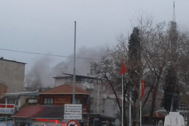 Bursa Mustafakemalpaşa'da korkutan yangın