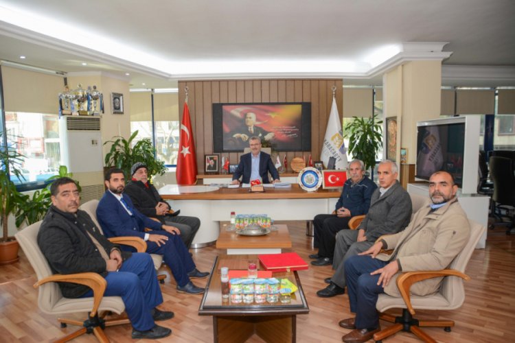 Bursa Karacabey Belediye Başkanı Özkan'a teşekkür ziyareti