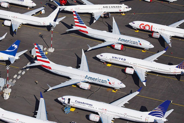 Boeing 737 MAX'ların &uuml;retimi resmi olarak durduruldu
