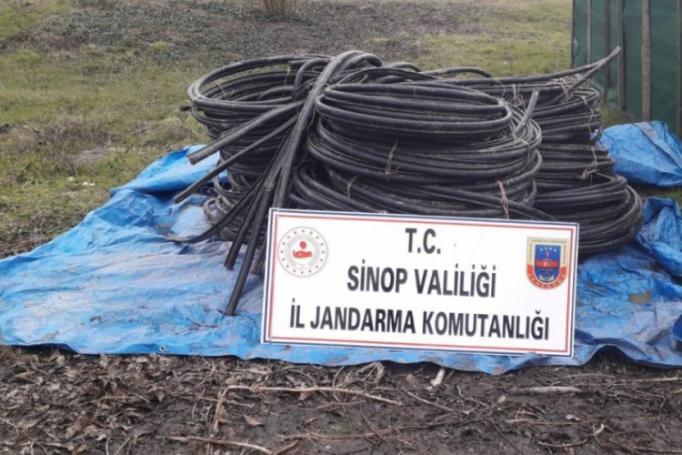 200 bin liralık enerji nakil kablosu &ccedil;alan zanlılara su&ccedil;&uuml;st&uuml;
