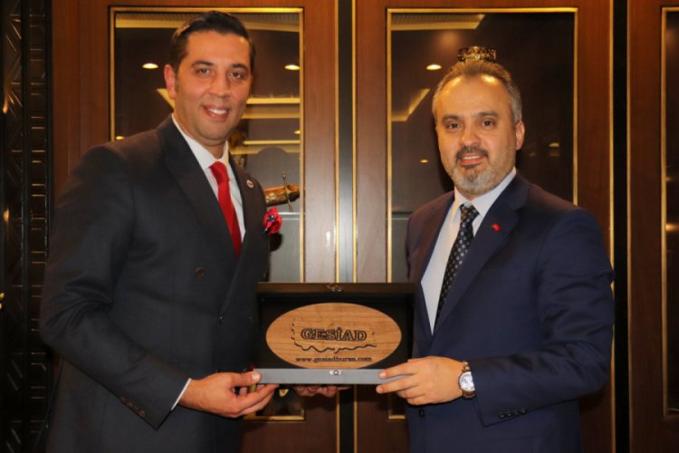 GESİAD, Bursa B&uuml;y&uuml;kşehir Belediye Başkanı Aktaş'ı ziyaret etti
