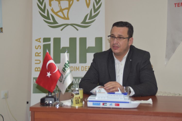 Bursa Mustafakemalpaşa Belediye Başkanı Kanar, İHH'nın konuğu oldu