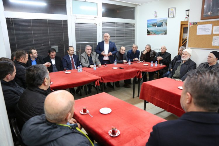 &Ccedil;akmak ve Bıyık, derneğe konuk oldu