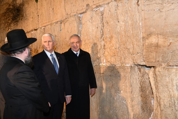 ABD Başkanı Yardımcısı, Ağlama Duvarı'nı ziyaret etti