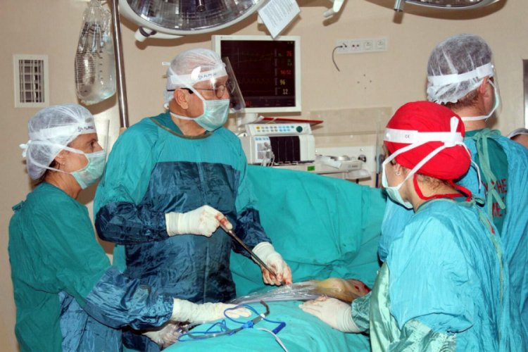 Bilimsel toplantıda canlı '&ccedil;&ouml;k&uuml;k g&ouml;ğ&uuml;s' ameliyatı yapıldı