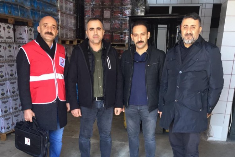 Bursa'da esnaf Elazığ depremi i&ccedil;in &ccedil;alışıyor