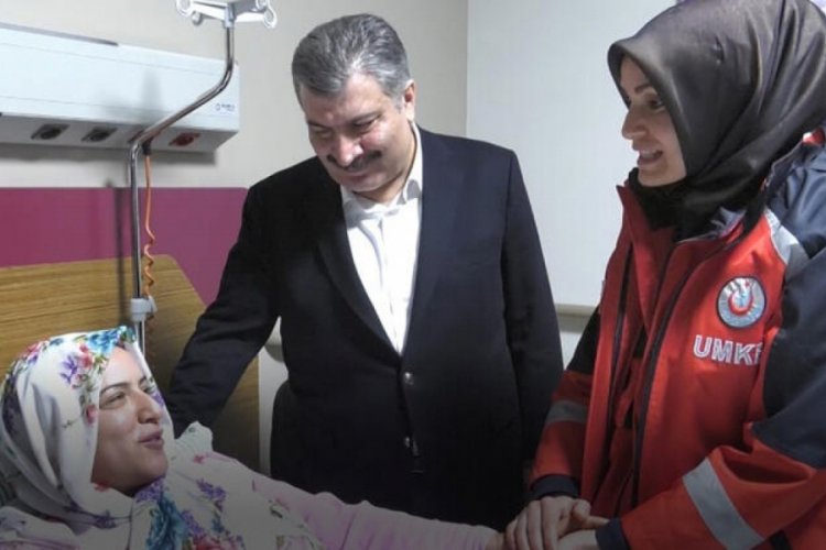 Bakan Koca, yaralıları ziyaret etti