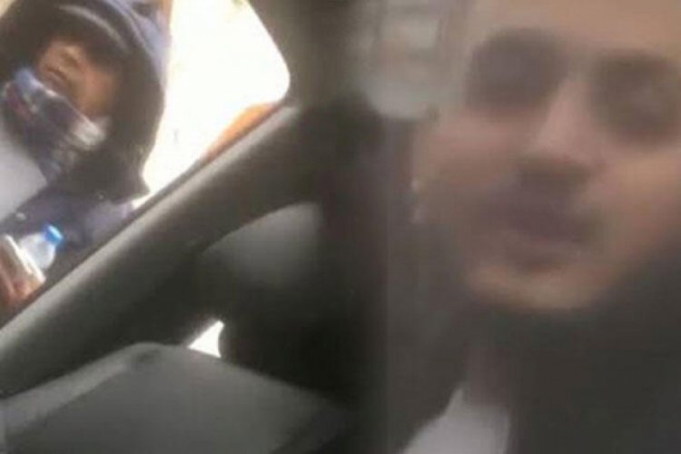 Evrak kontrol&uuml; yapan taksici, g&ouml;zaltına alındı