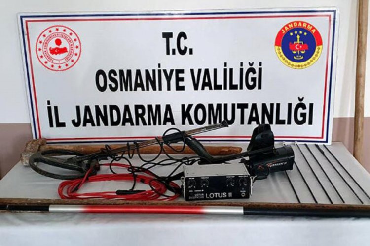 Ka&ccedil;ak kazı yapan 4 kişi yakalandı