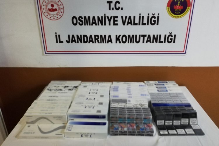 Otob&uuml;ste 520 paket ka&ccedil;ak sigara ele ge&ccedil;irildi