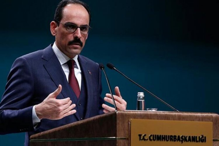 Cumhurbaşkanlığı S&ouml;zc&uuml;s&uuml; Kalın'dan Trump'ın s&ouml;zde barış planına tepki!