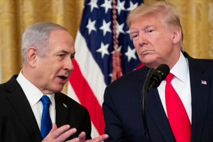 Trump'ın s&ouml;zde barış planı Netanyahu'ya yaradı