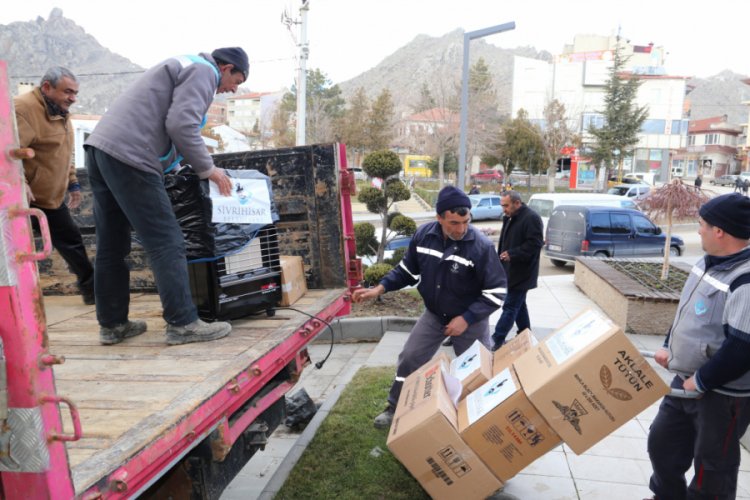 İptal edilen Sucuk Festivali için hazırlanan sucuklar Elazığ'a gönderildi