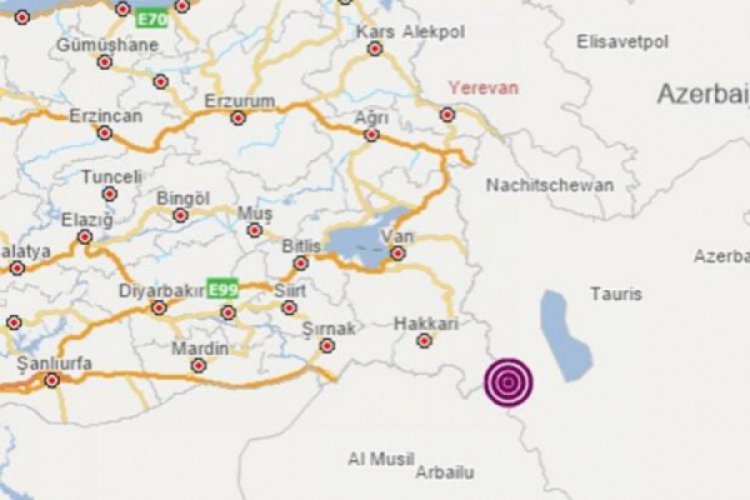 İran'daki deprem Hakkari'de hissedildi