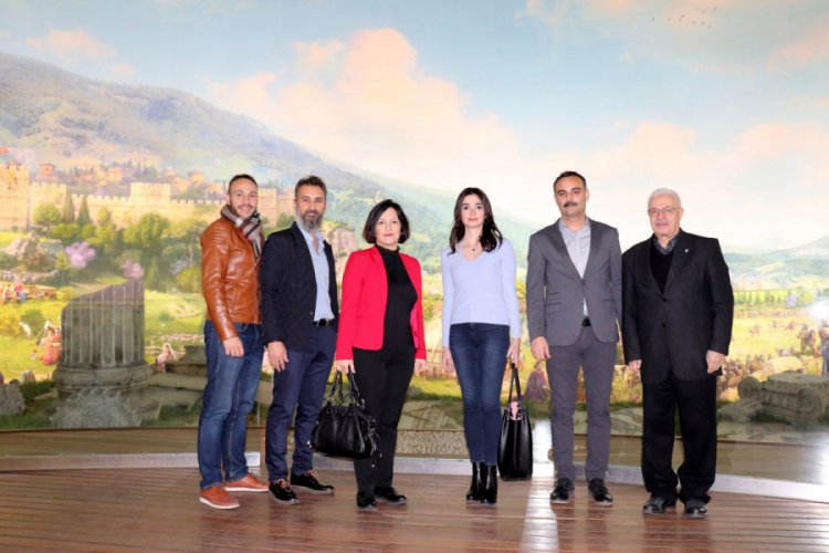 Mimarlar Odası Bursa Şubesi Başkan D&uuml;ndar'la bir araya geldi
