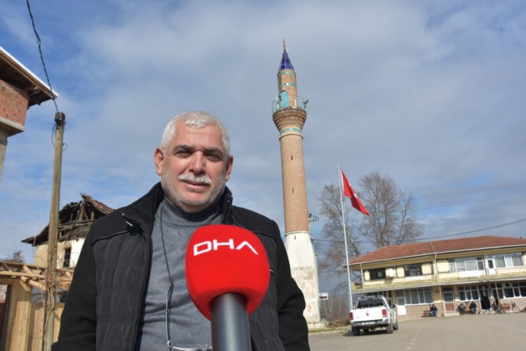 Bursa'da camisiz minare mahallenin sembol&uuml; oldu