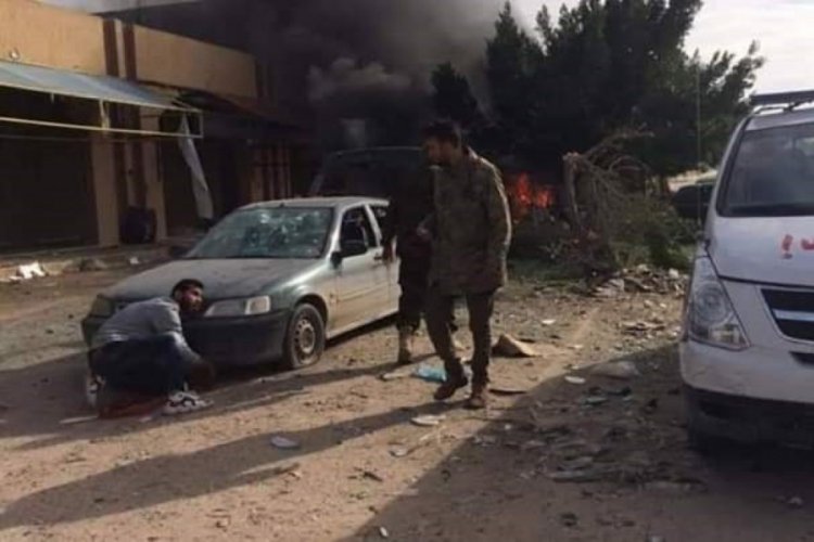 Hafter g&uuml;&ccedil;lerinden Trablus'a bombalı saldırı