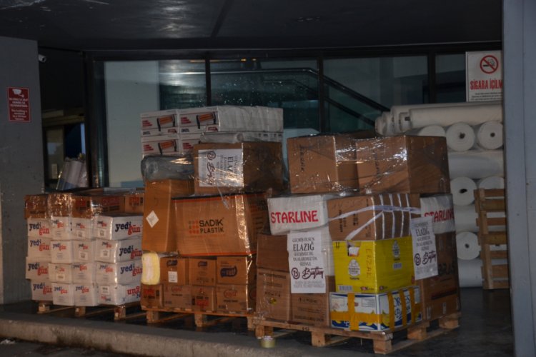 Bursa Uluslararası Tekstil ve Ticaret Merkezi'nden Elazığ'a yardım tırı