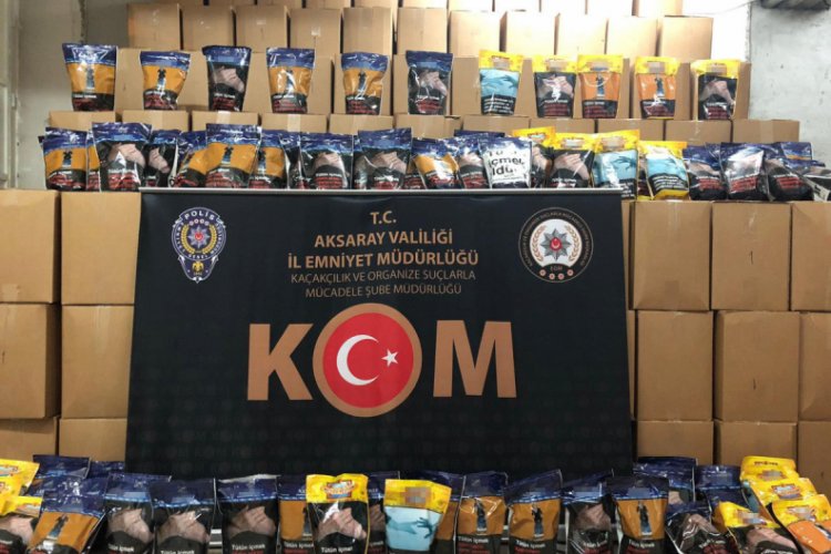 5 bin 500 paket ka&ccedil;ak t&uuml;t&uuml;n ele ge&ccedil;irildi