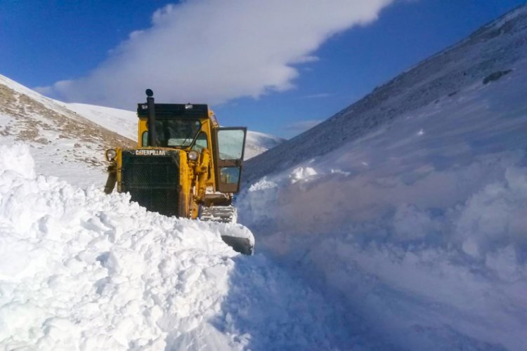 132 kırsal mahallenin yolu ulaşıma a&ccedil;ıldı