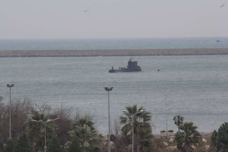 TCG Batıray Denizaltısı Samsun'a geldi