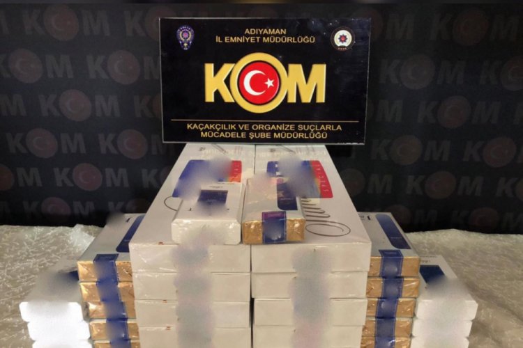 118 paket g&uuml;mr&uuml;k ka&ccedil;ağı sigara ele ge&ccedil;irildi