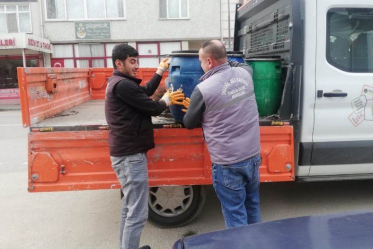 Bursa İneg&ouml;l'de atık yağlar kontroll&uuml; şekilde bertaraf ediliyor