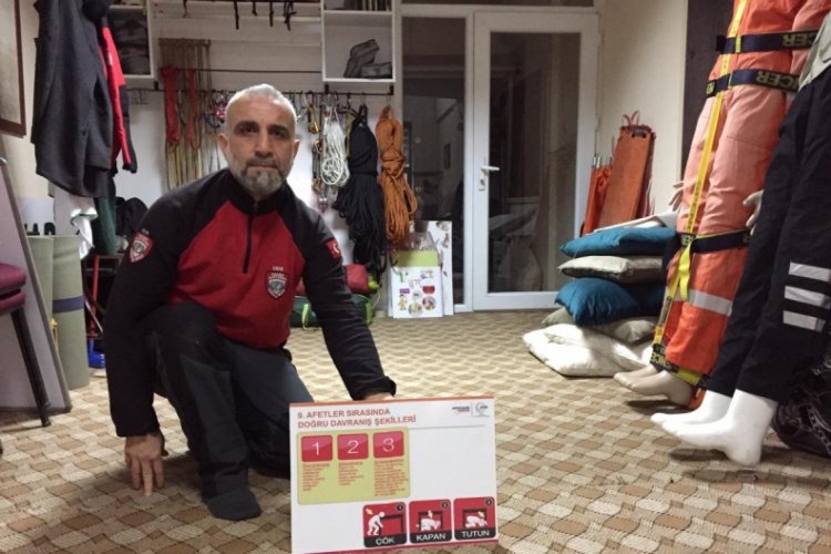 Bursalılara depremde panik yapmayın uyarısı
