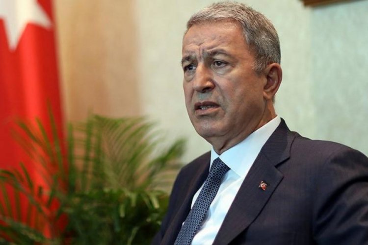 Bakan Akar'dan İdlib şehitleri i&ccedil;in başsağlığı mesajı