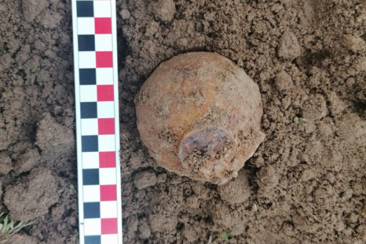 &Ccedil;anakkale Savaşları'ndan kalma patlamamış el bombası imha edildi