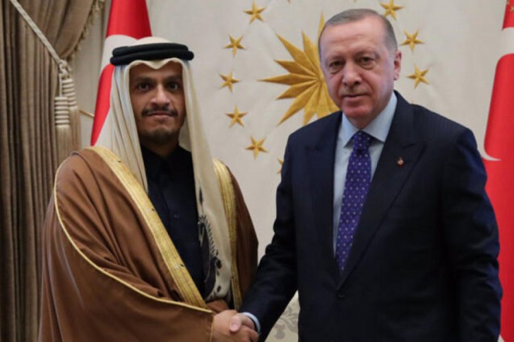 Cumhurbaşkanı Erdoğan, Al Thani'yi kabul etti