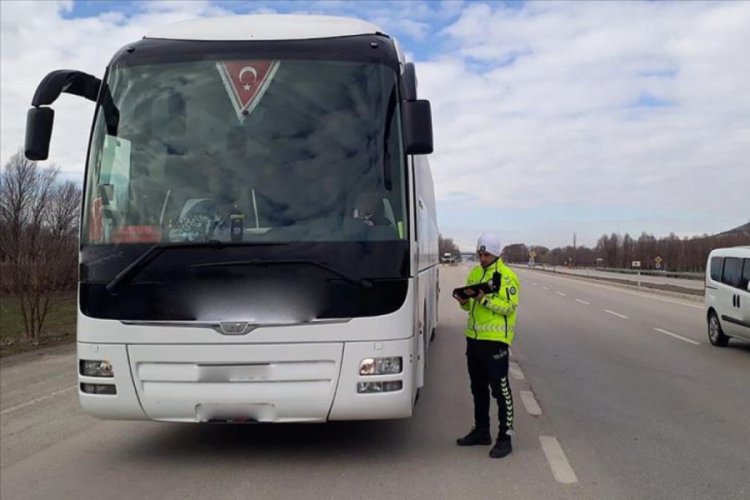 Şehirler arası yolcu taşıyan 268 otob&uuml;s trafikten men edildi