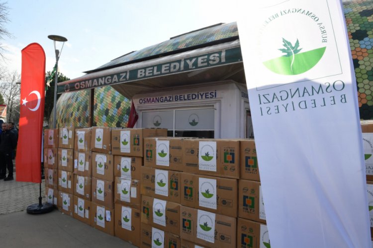 Bursa Osmangazi depremzedelerin yaralarını sarıyor