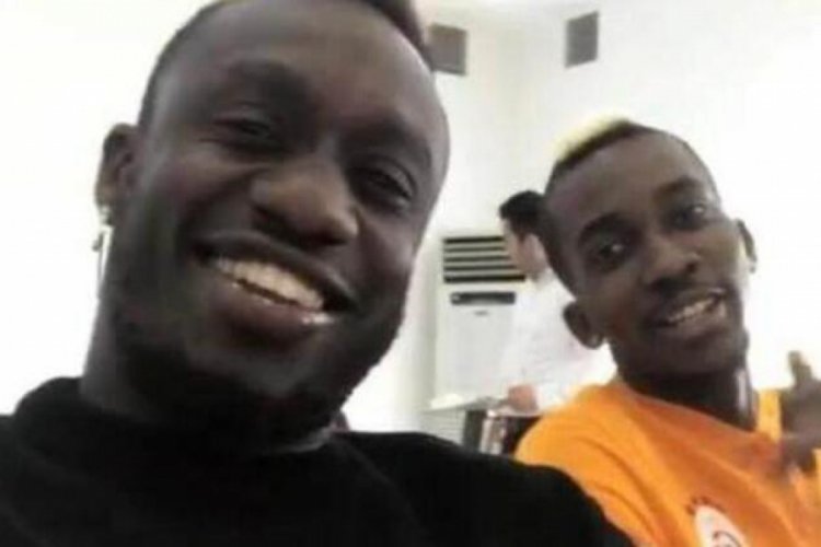 Mbaye Diagne Galatasaray i&ccedil;in Florya'da!