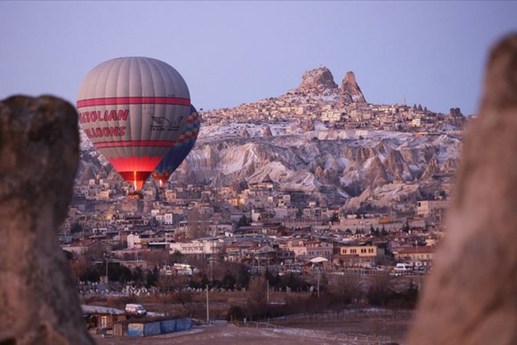 Kapadokya'yı yılın ilk ayında 159 bin turist ziyaret etti