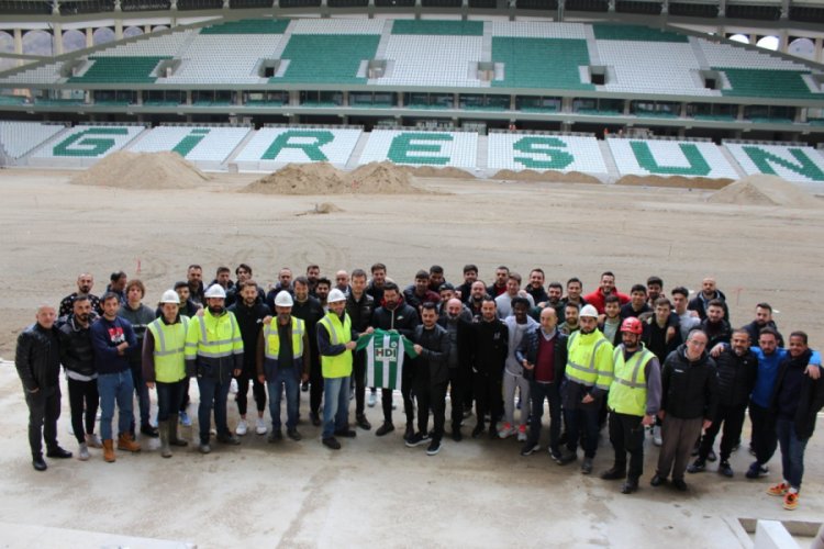 Giresunspor'dan yeni stada ziyaret