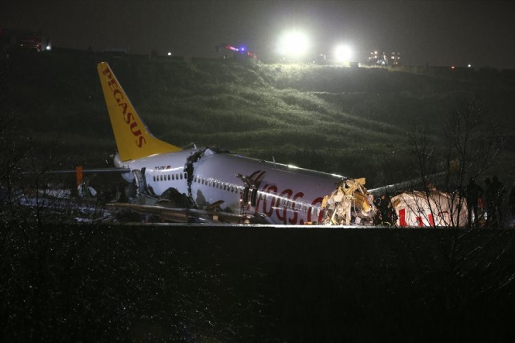 Pegasus'tan pisten &ccedil;ıkan u&ccedil;akla ilgili a&ccedil;ıklama!