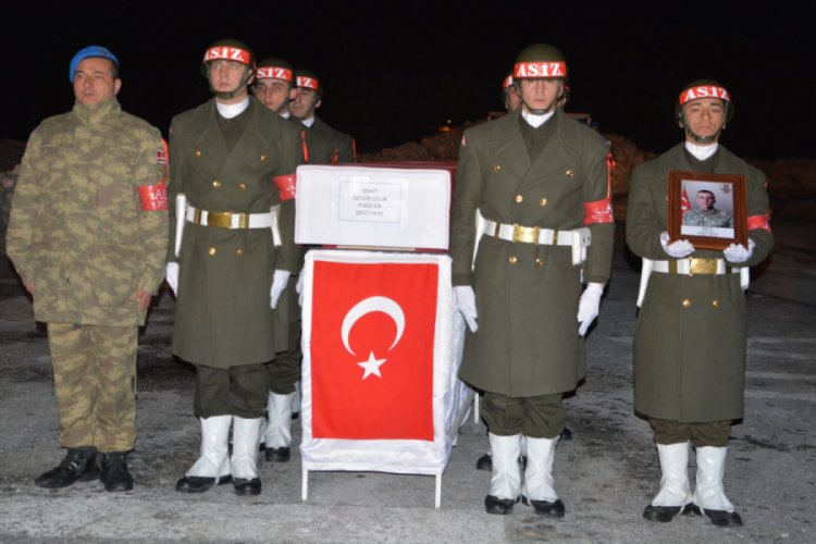 Şehit olan askerin naaşı memleketine g&ouml;nderildi