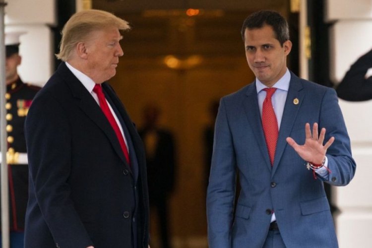Trump ile Guaido, Beyaz Saray'da bir araya geldi
