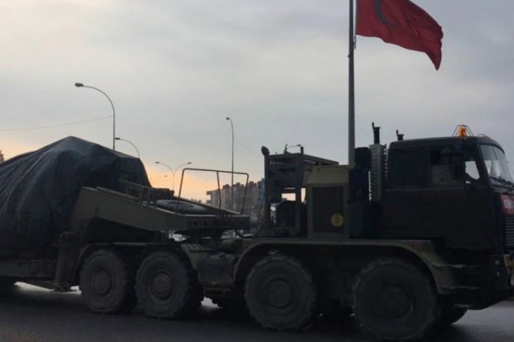 Suriye sınırına tank sevkiyatı