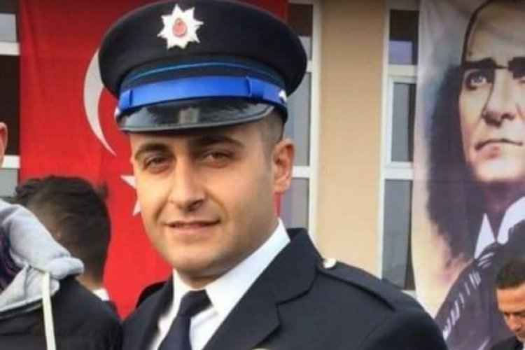 Lenf kanserinden yaşamını yitiren polis toprağa verildi