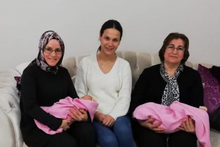 Bursa Karacabey Belediyesi'nden yeni &ccedil;ocuk sahibi olan ailelere destek