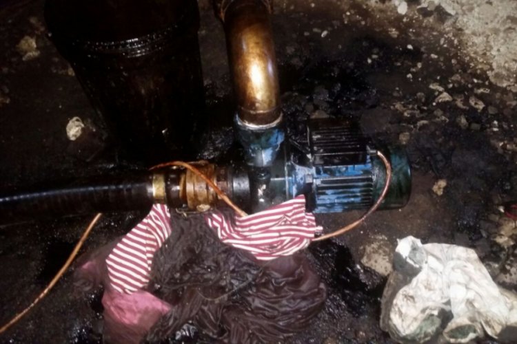 Şanlıurfa'da ham petrol hırsızlığına 4 tutuklama