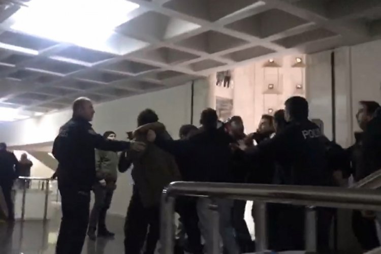 Bursa Adliyesi'nde kurulan pusuya ve arbedeye 4 tutuklama