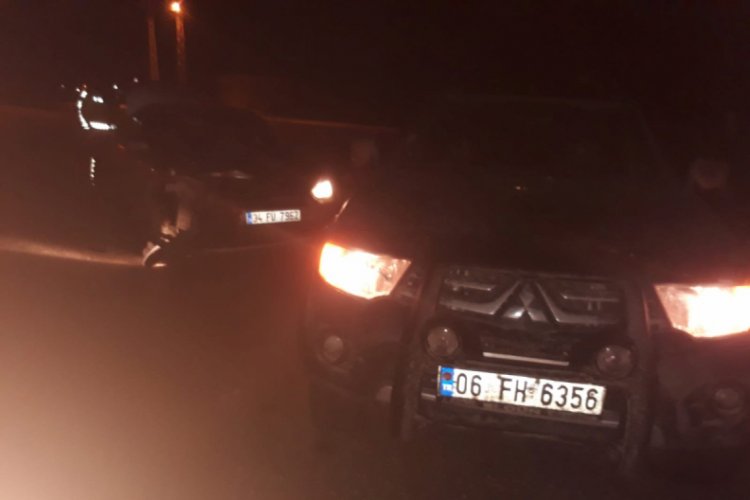 Başkan Erden şehitlerin taziyesine giderken kaza yaptı