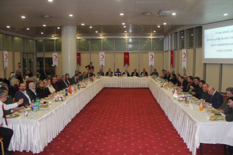 T&uuml;rk Kızılayı Bursa Şubesi'nde afet koordinasyon eğitimi verildi
