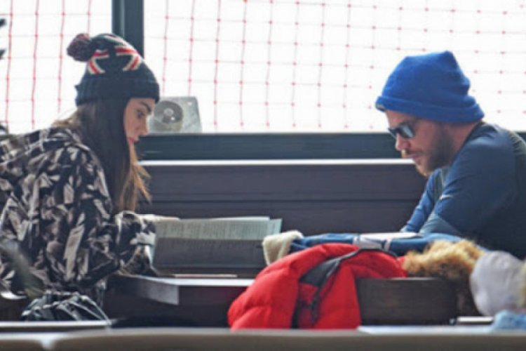 Burcu Kıratlı-Sinan Ak&ccedil;ıl, Uludağ'da aşk tazeledi